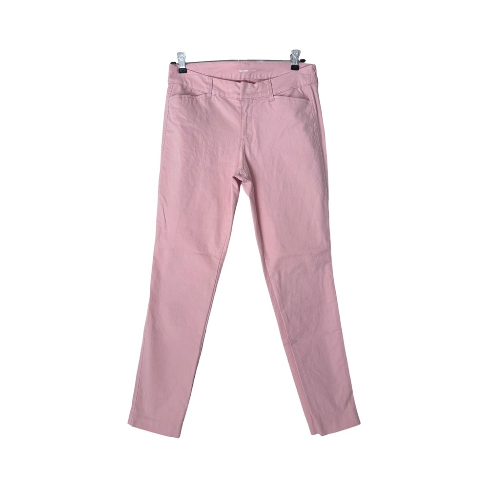 Old Navy Pixie Chino Ankle Pants for Women in Blushing Up Pink color